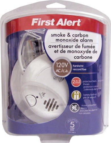First Alert SC9120BA Hardwire Combination Carbon Monoxide and Smoke Alarm