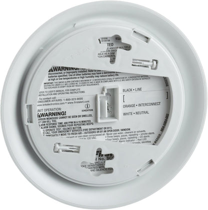 First Alert SC9120BA Hardwire Combination Carbon Monoxide and Smoke Alarm